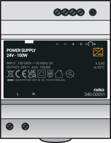 Modulaire voeding 24 Vdc, 100 W
