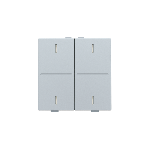 Double key for push button with 4 control buttons and 4 feedback LEDs ...