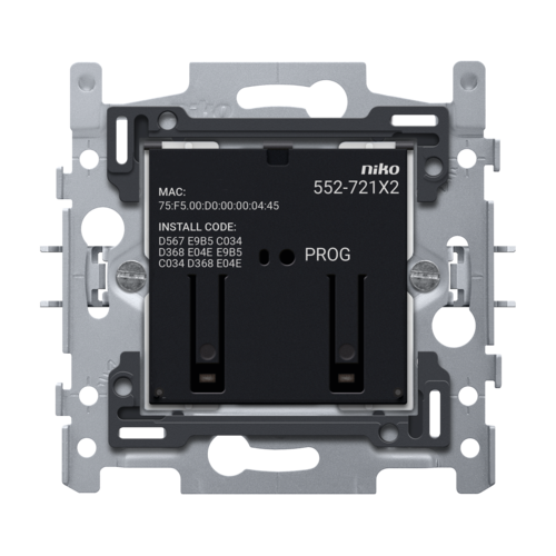 Connected double switch, base, 2 x 10 A (max. 16 A in total, 60 x