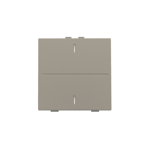 Single key for push button with 2 control buttons and 1 or 2 feedback ...
