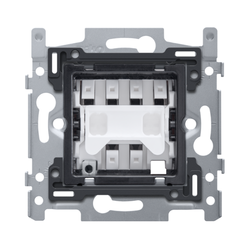 Base for an intermediate switch, 10 A, plug-in terminals, screw fixing ...