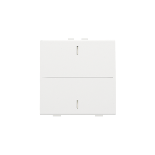 Single key for push button with 2 control buttons and 1 or 2 feedback ...