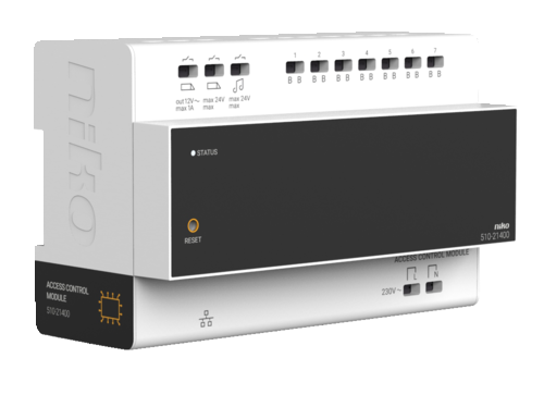 DIN-rail controller for external video unit, 2-wire, with