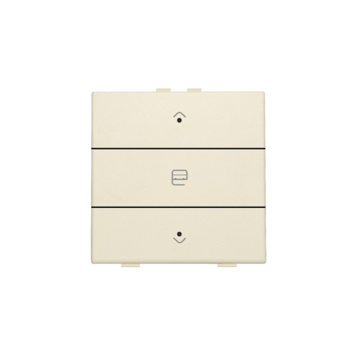Enkelvoudige motorsturingsbediening met led voor Niko Home Control, cr