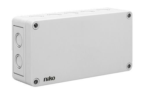 Wireless 2-channel receiver, IP66, for surface mounting