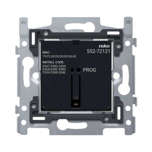 m.niko.‎˖*　0527 Connected single switch, base, 10 A, 60 x 71 mm, screw fixing, Zigbee®