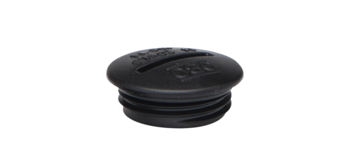 Spuitwaterdichte M20-blindstop, black