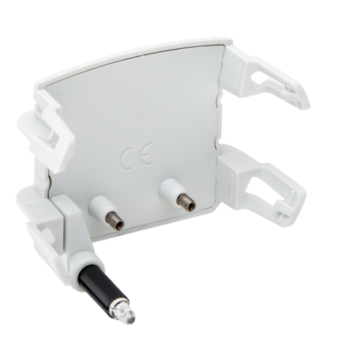 Light Module Socket Integrated Lighting unit with green LED for socket outlet with voltage indication
