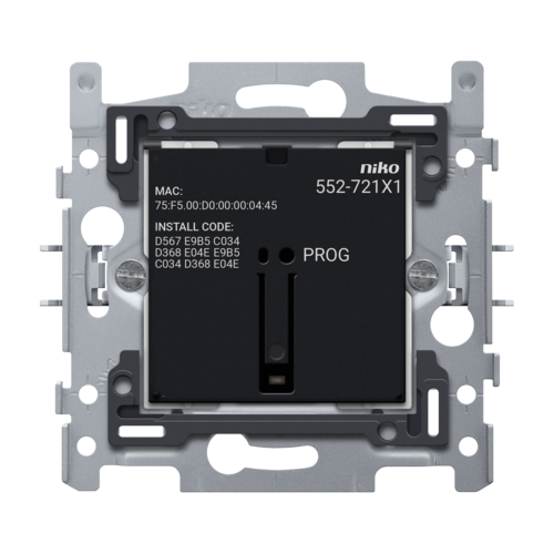 Connected single switch, base, 10 A, 60 x 71 mm, claw fixing, Zigbee®