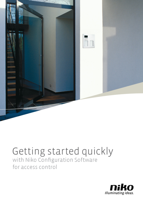Niko Configuration Software for access control