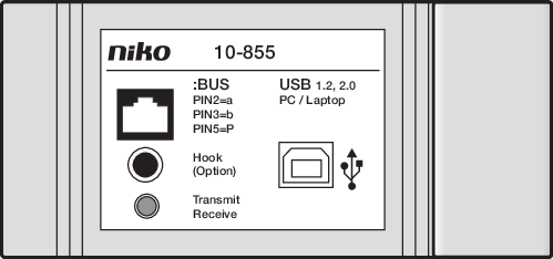 Niko Access Control - interface for programming flush-mounting external ...