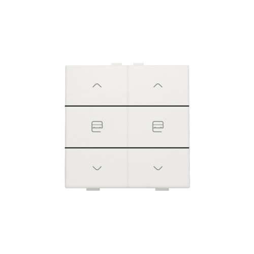 Double push button for Niko Home Control, white