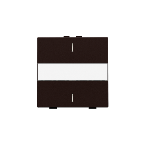 Single key with text field for push button with 2 control buttons and 1 ...