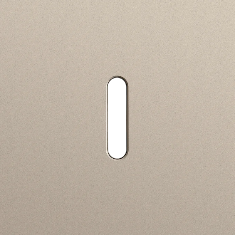 Enkelvoudige afdekplaat, voor enkelvoudige schakelfuncties, Niko